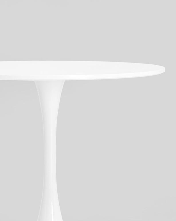 Стол Tulip D90 белый Stool Group Tulip D90 белый столешница МДФ ножка метал