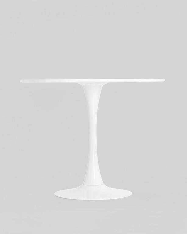 Стол Tulip D90 белый Stool Group Tulip D90 белый столешница МДФ ножка метал