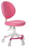 Кресло Бюрократ KD-W6-F розовый крестовина пластик подст.для ног