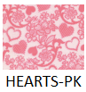 Кресло детское Бюрократ KD-2 розовый сердца Hearts-Pk крестовина пластик