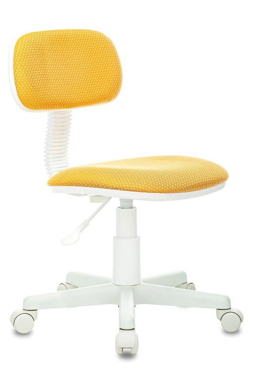 Кресло детское Бюрократ CH-W201NX желтый V398-30 крестовина пластик белый К
