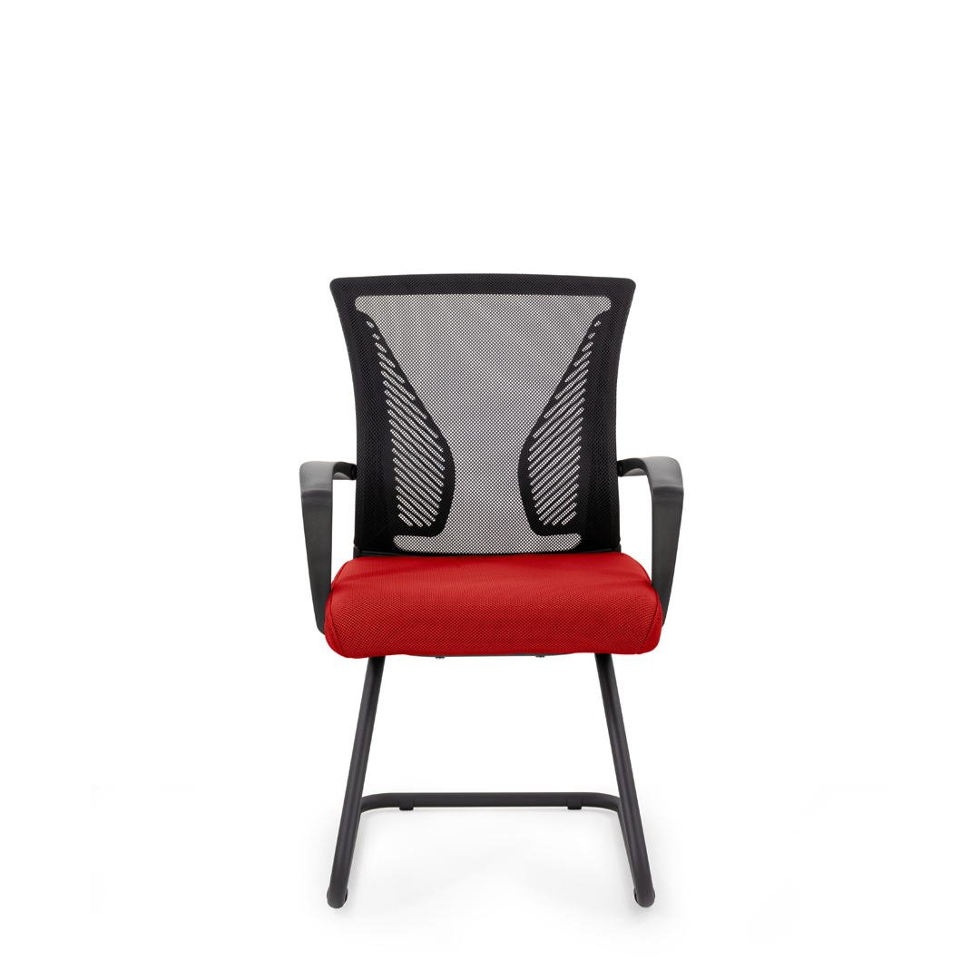 Кресло СН-800 Энжел черный Н/п Нео BL TW-01/Е02-к (черный/красный)