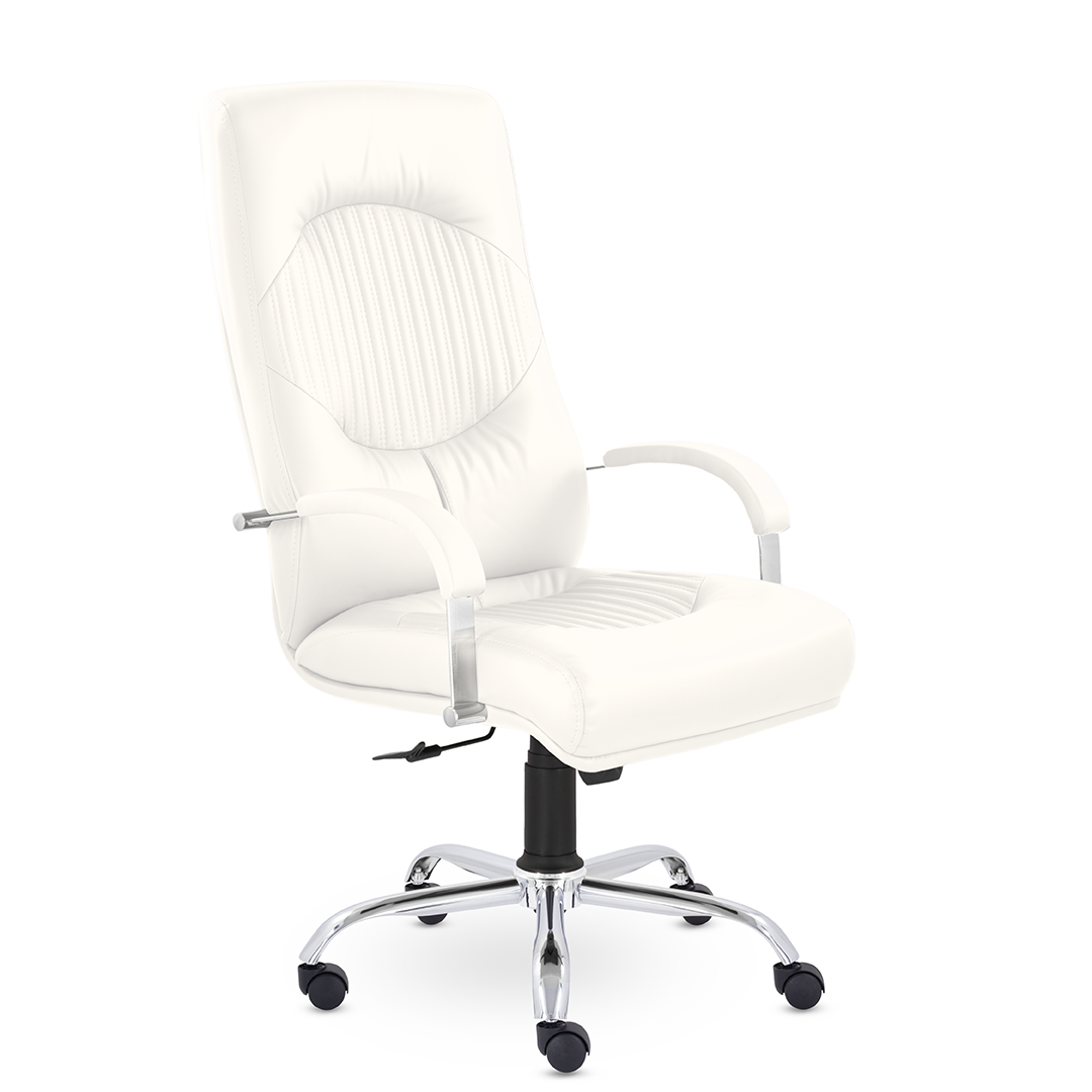 Кресло Гермес В хром S-0402 (белый)