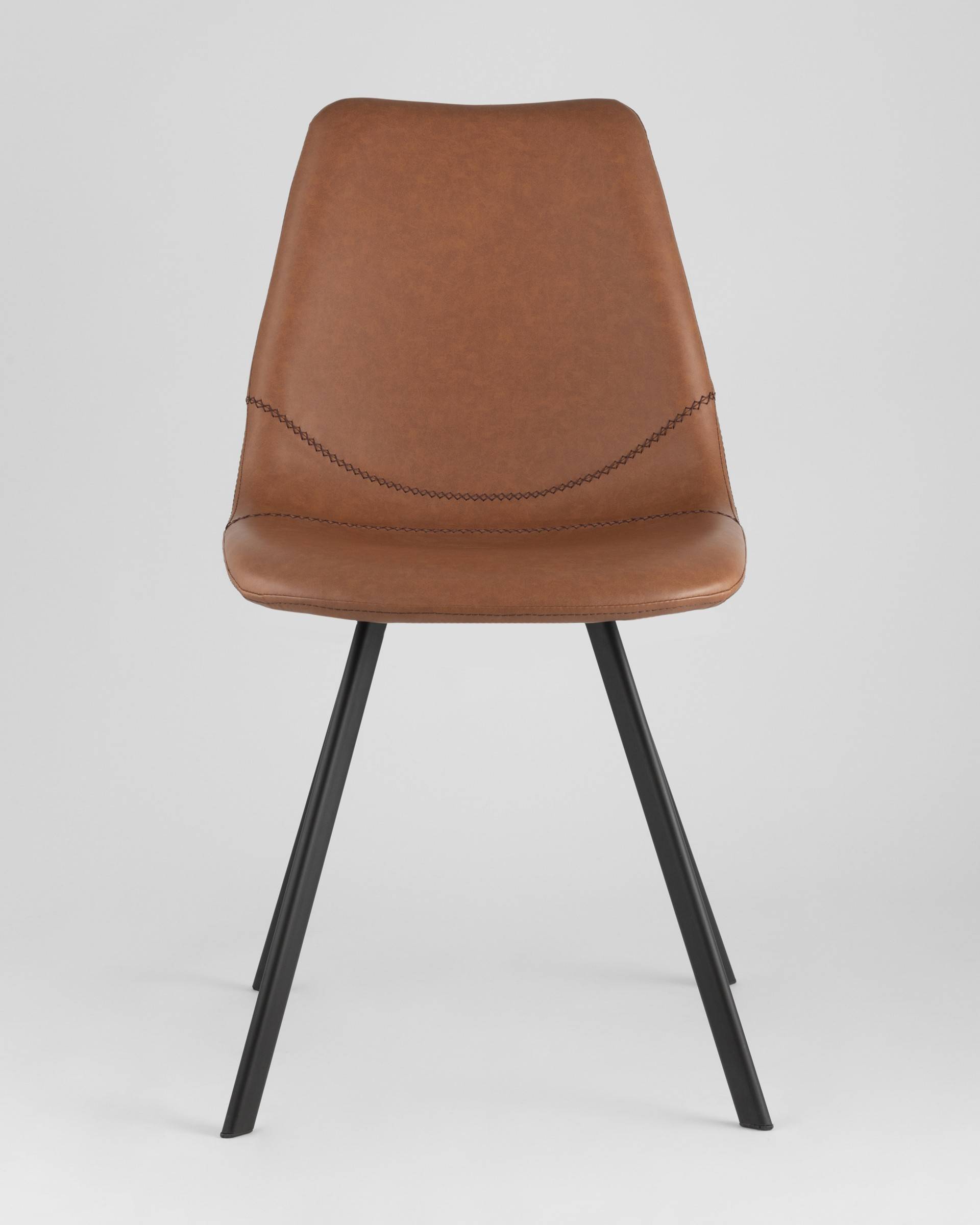 Stool Group Саксон коричневый, удобное сиденье, металлические ножки