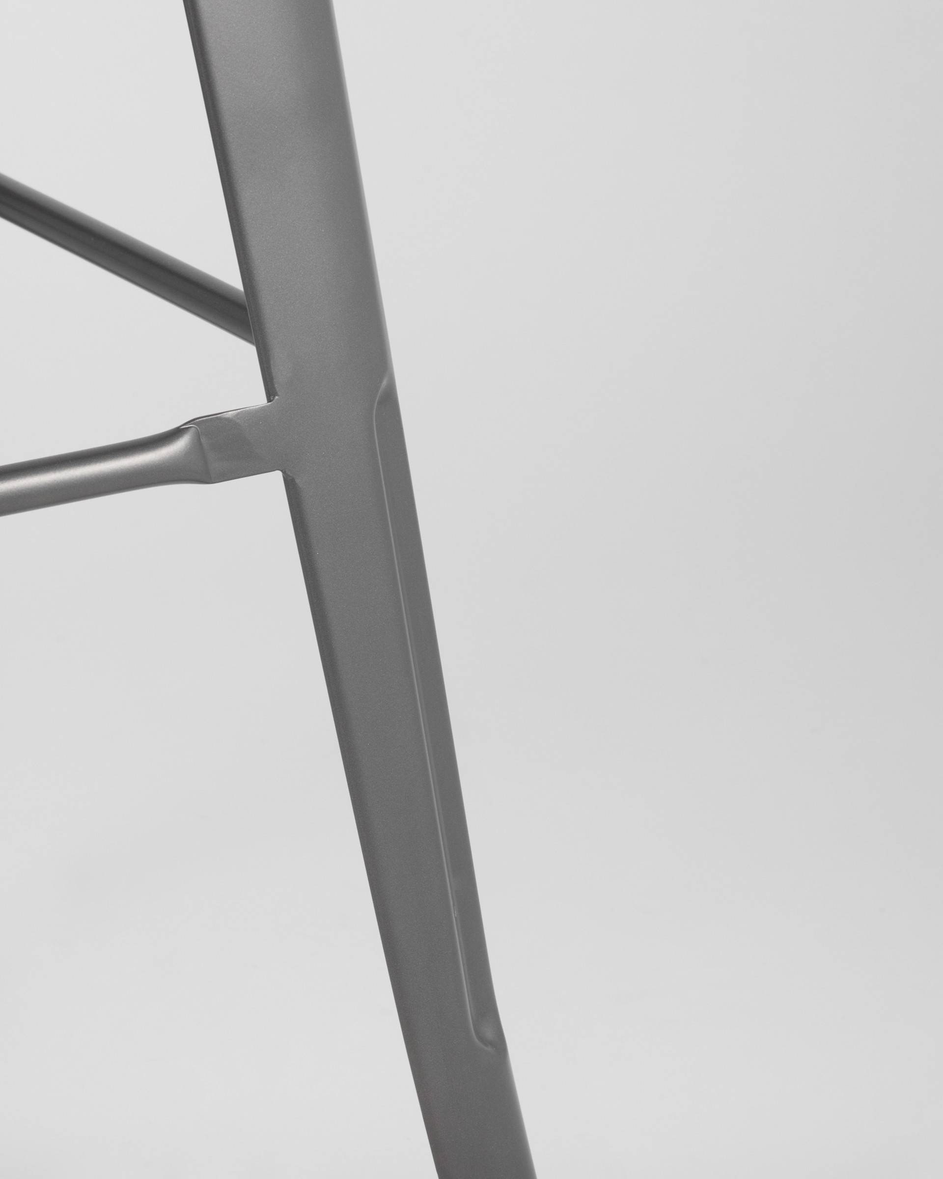 Stool Group Tolix серебристый матовый, металл, пластик