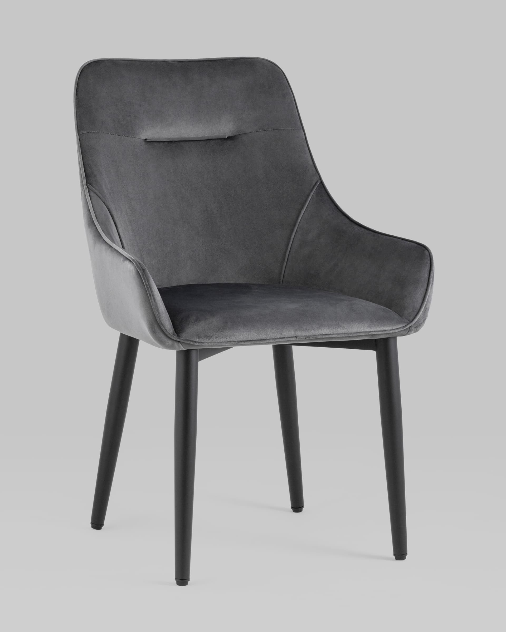 Stool Group Диана серый, обивка мебельный велюр