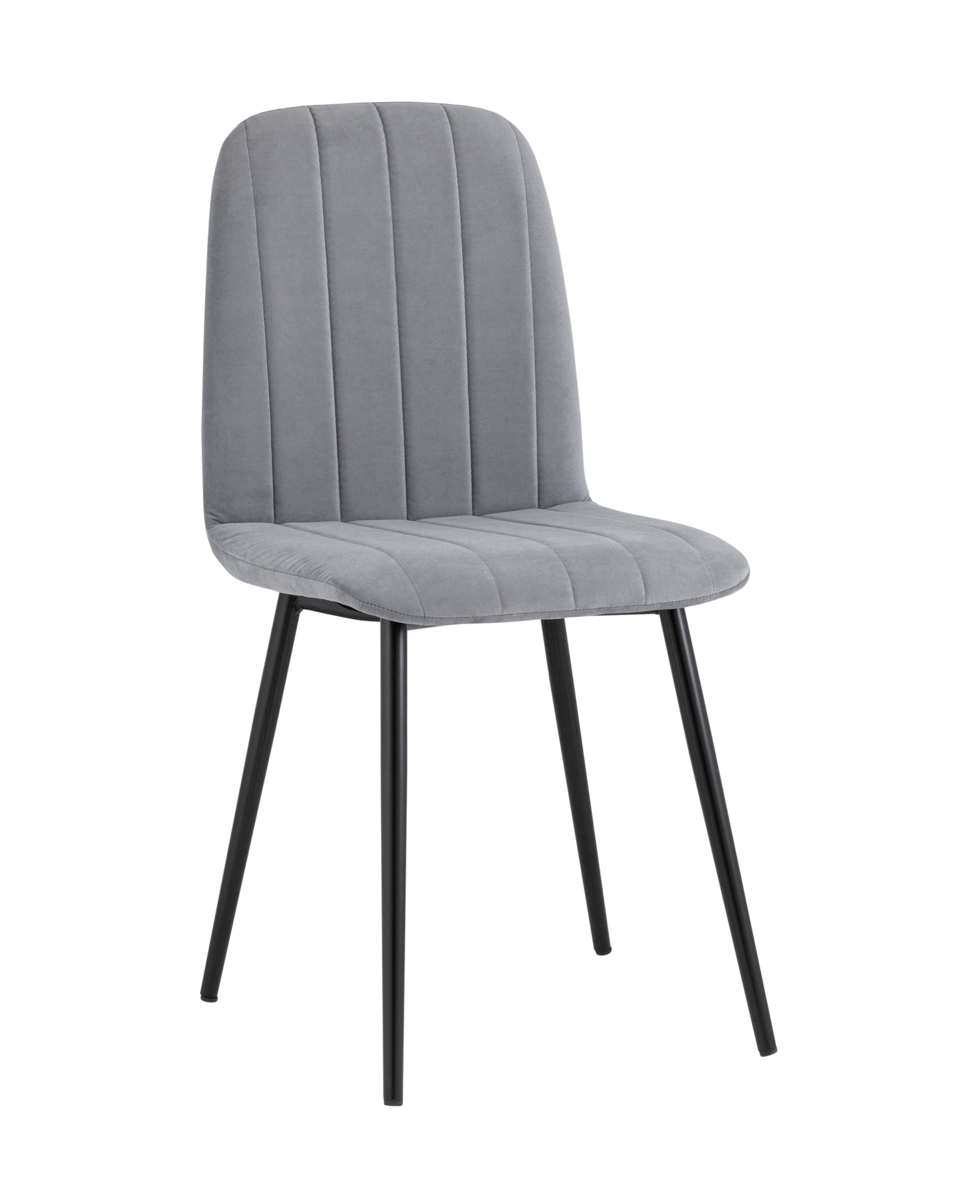 Stool Group Easy велюр серый ножки металл черные