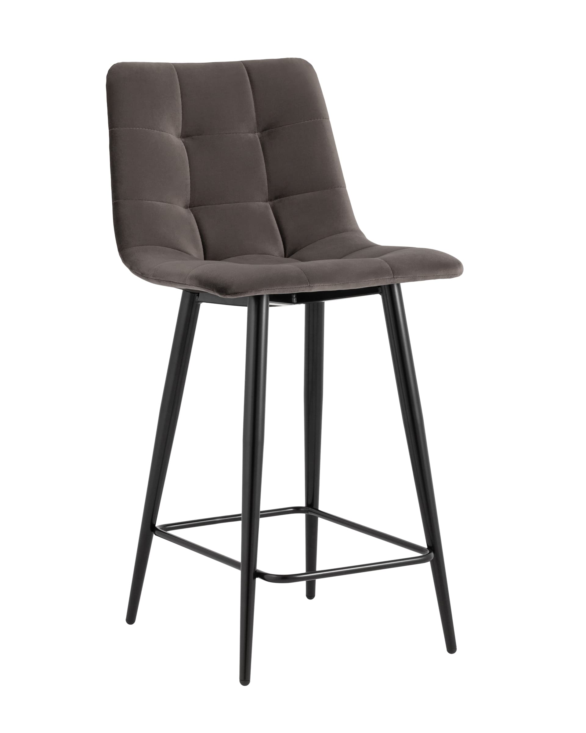 Stool Group Джанго велюр пепельно-серый высота сиденья 60 см