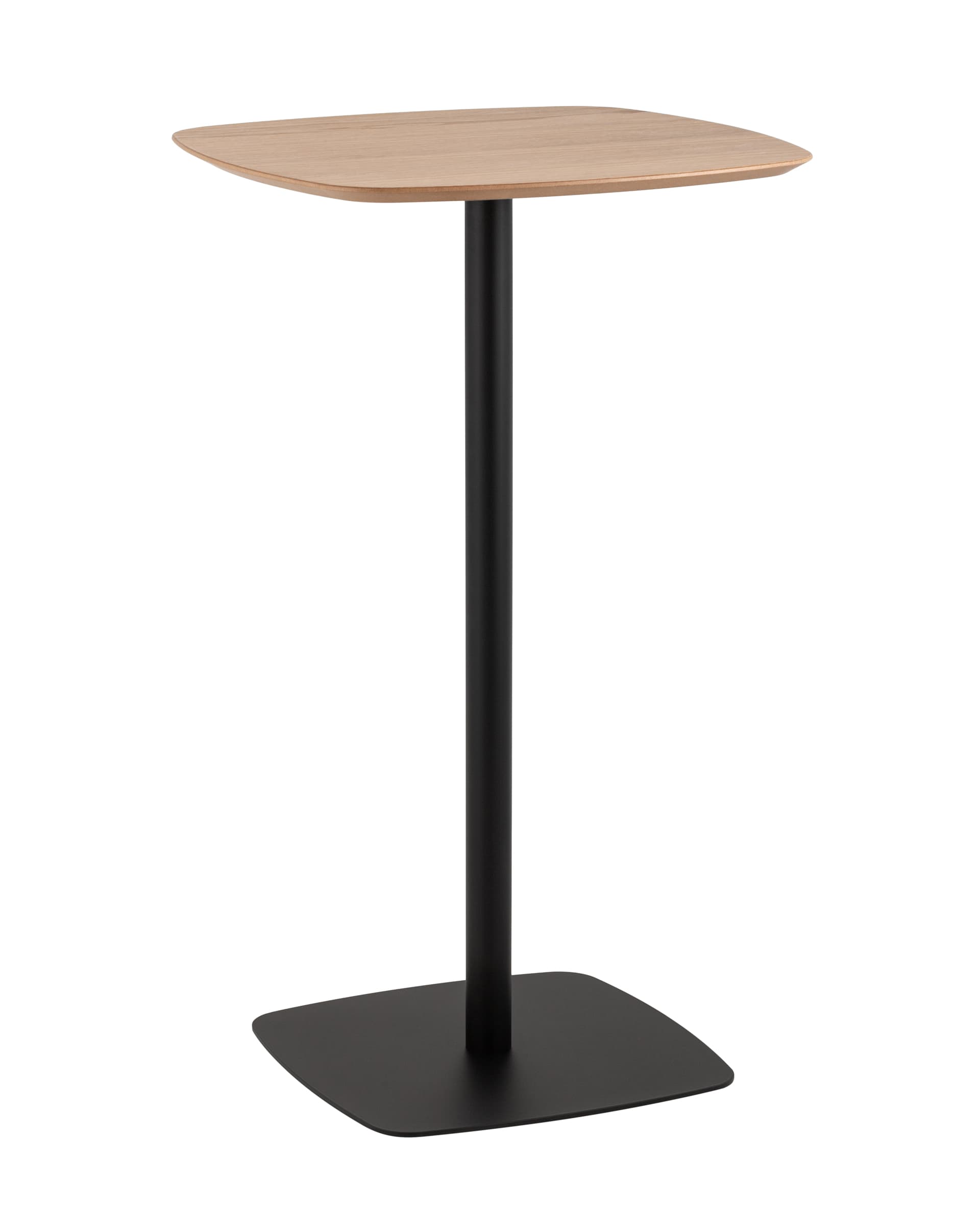 Stool Group Form 60*60 светлое дерево/черный устойчивое основание из металла