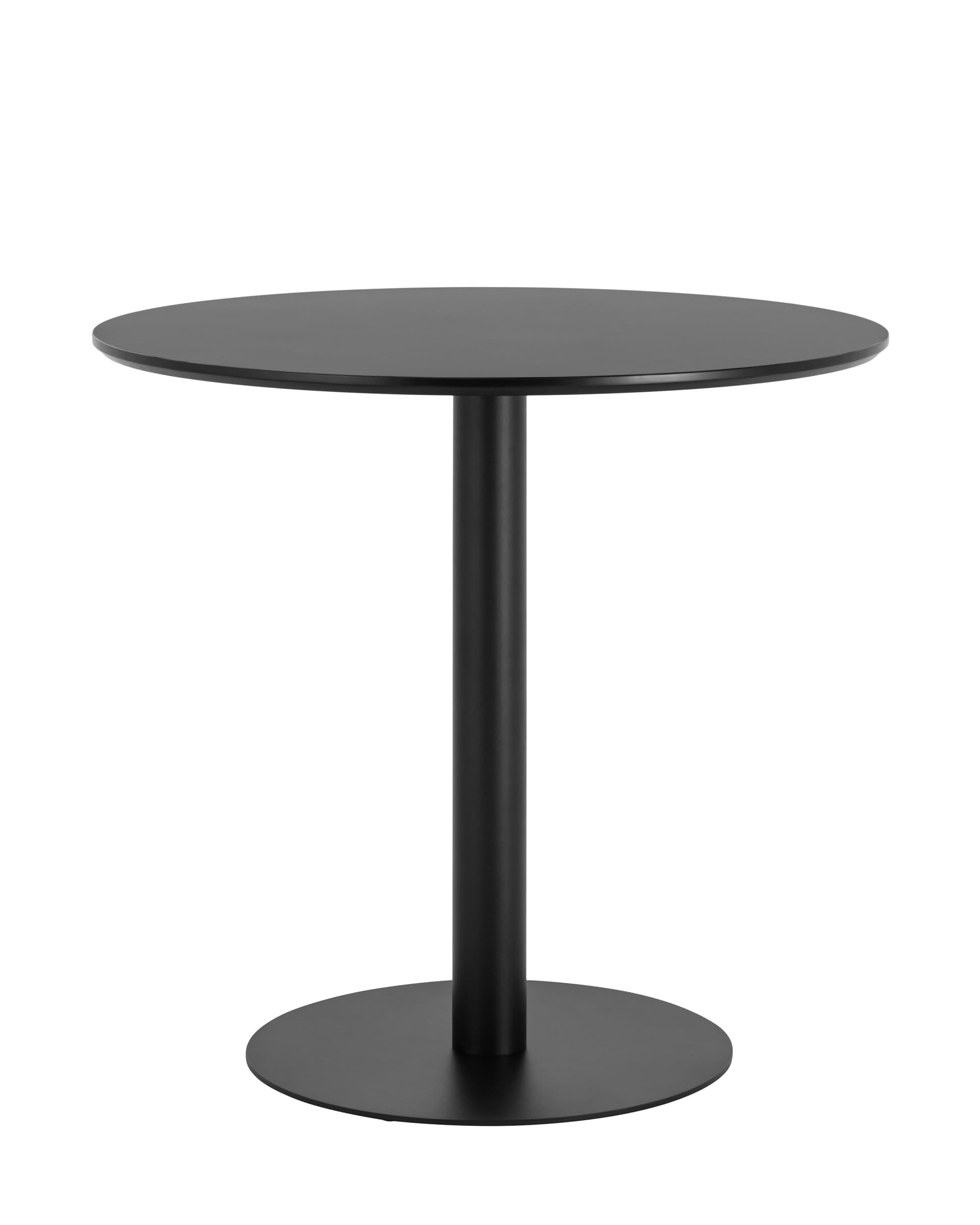 Stool Group Толедо D80 черный столешница МДФ ножка металлическая черная