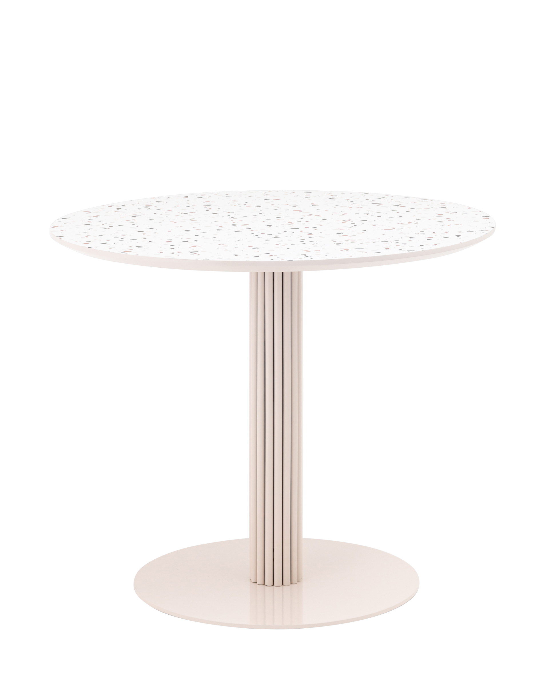 Stool Group Stem D90 столешница терраццо ножки плиссе металл