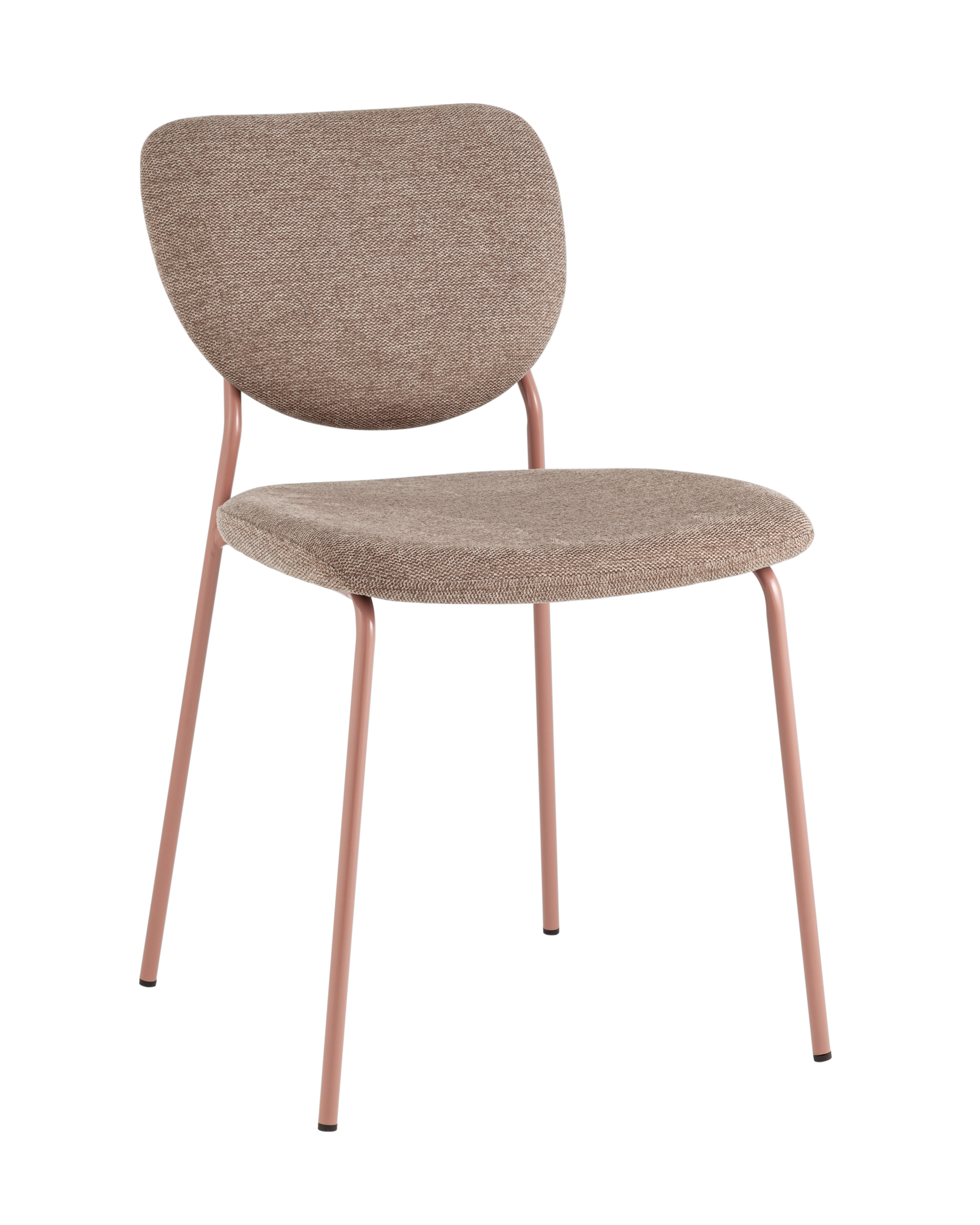 Stool Group Gigi коричневый розовые ножки