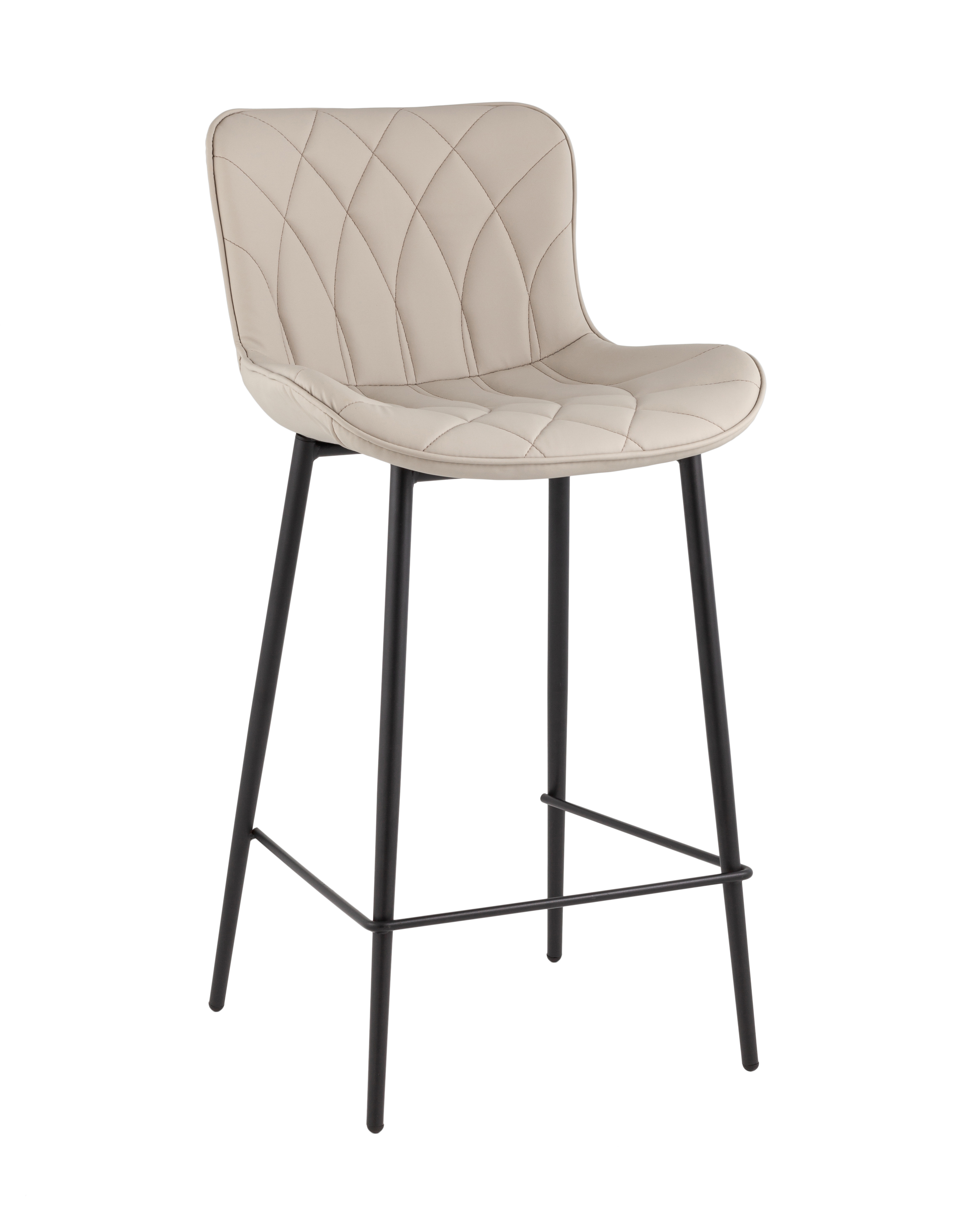 Stool Group Vault, экокожа, серый