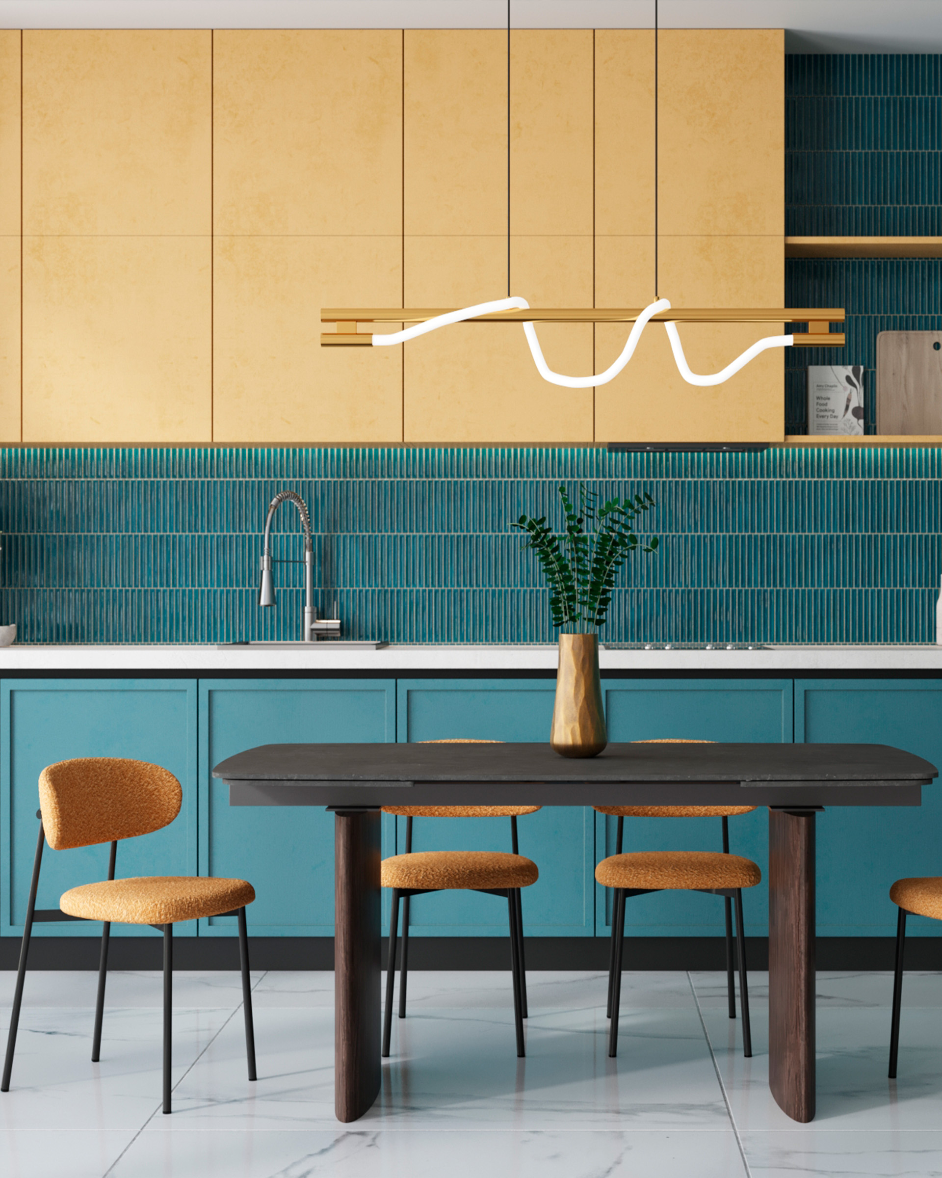 Stool Group Sevyn букле охра