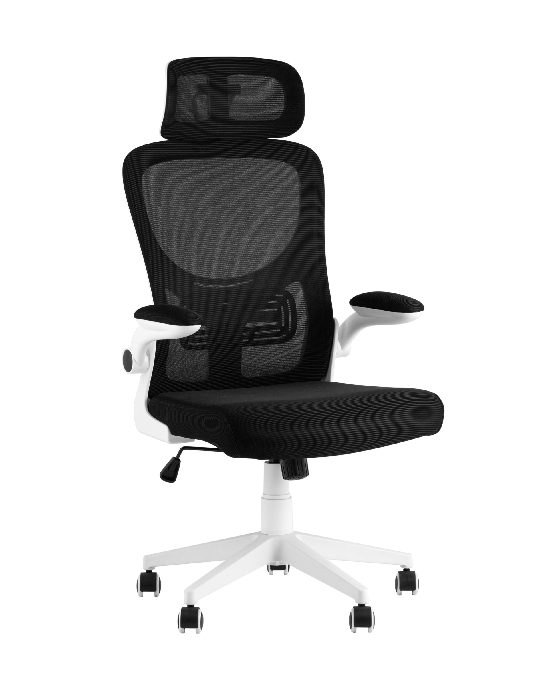 Stool Group  TopChairs Airone белый с черной сеткой