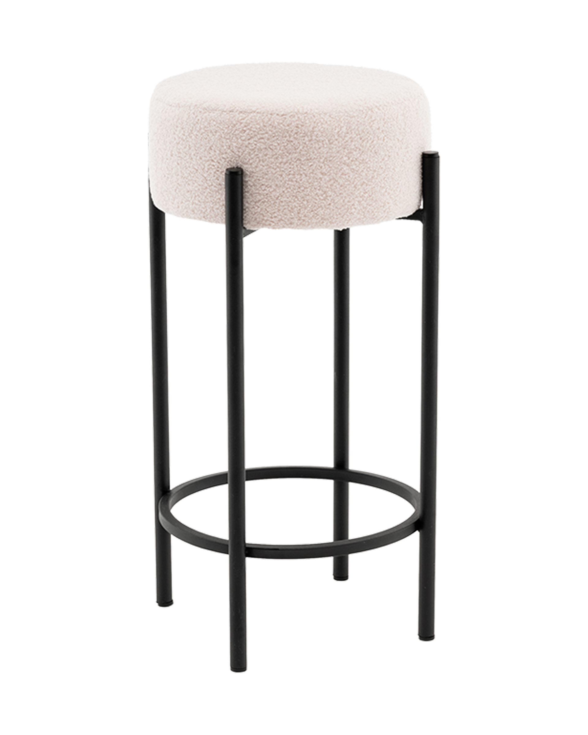 Стул барный Беккет букле бежевый