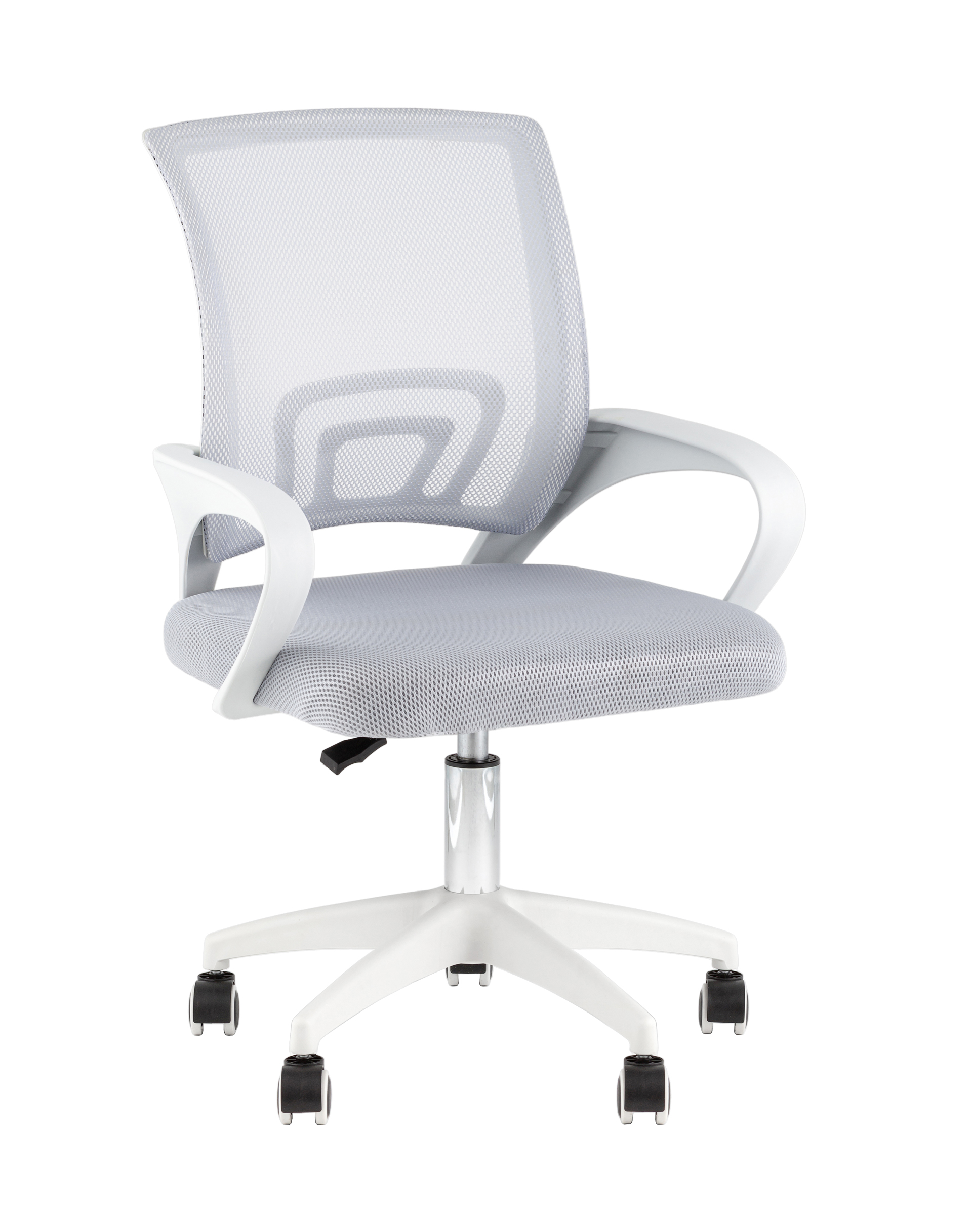 Кресло офисное TopChairs Simple SN серый пластик белый