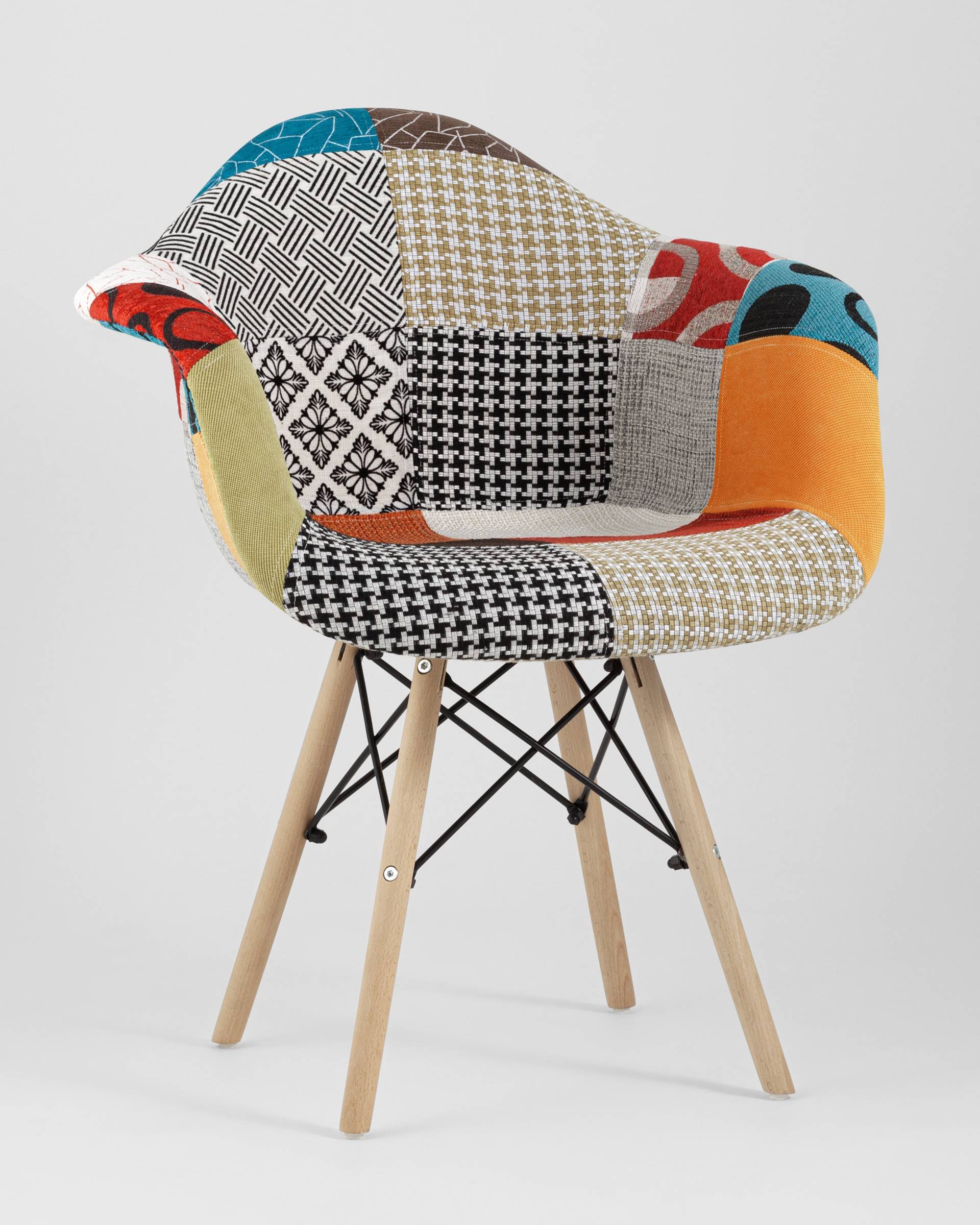 стул eames dsw patchwork