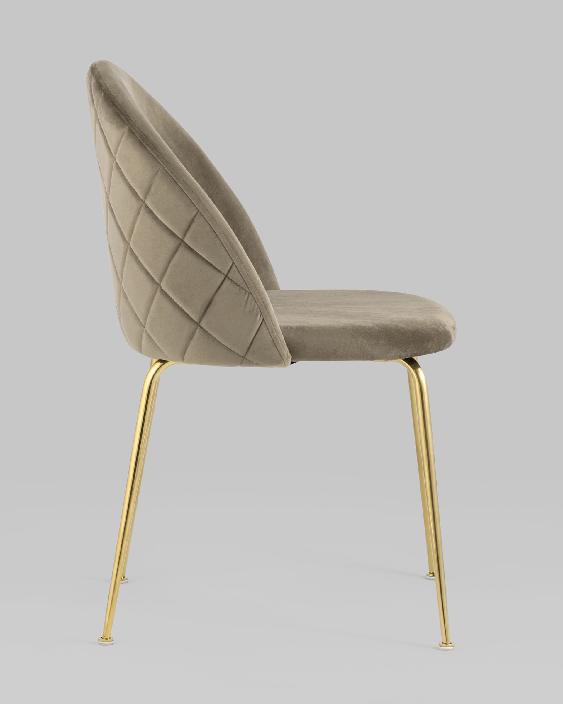 Stool Group Mystere Gold, коричневый обивка велюр ножки металлические золотые