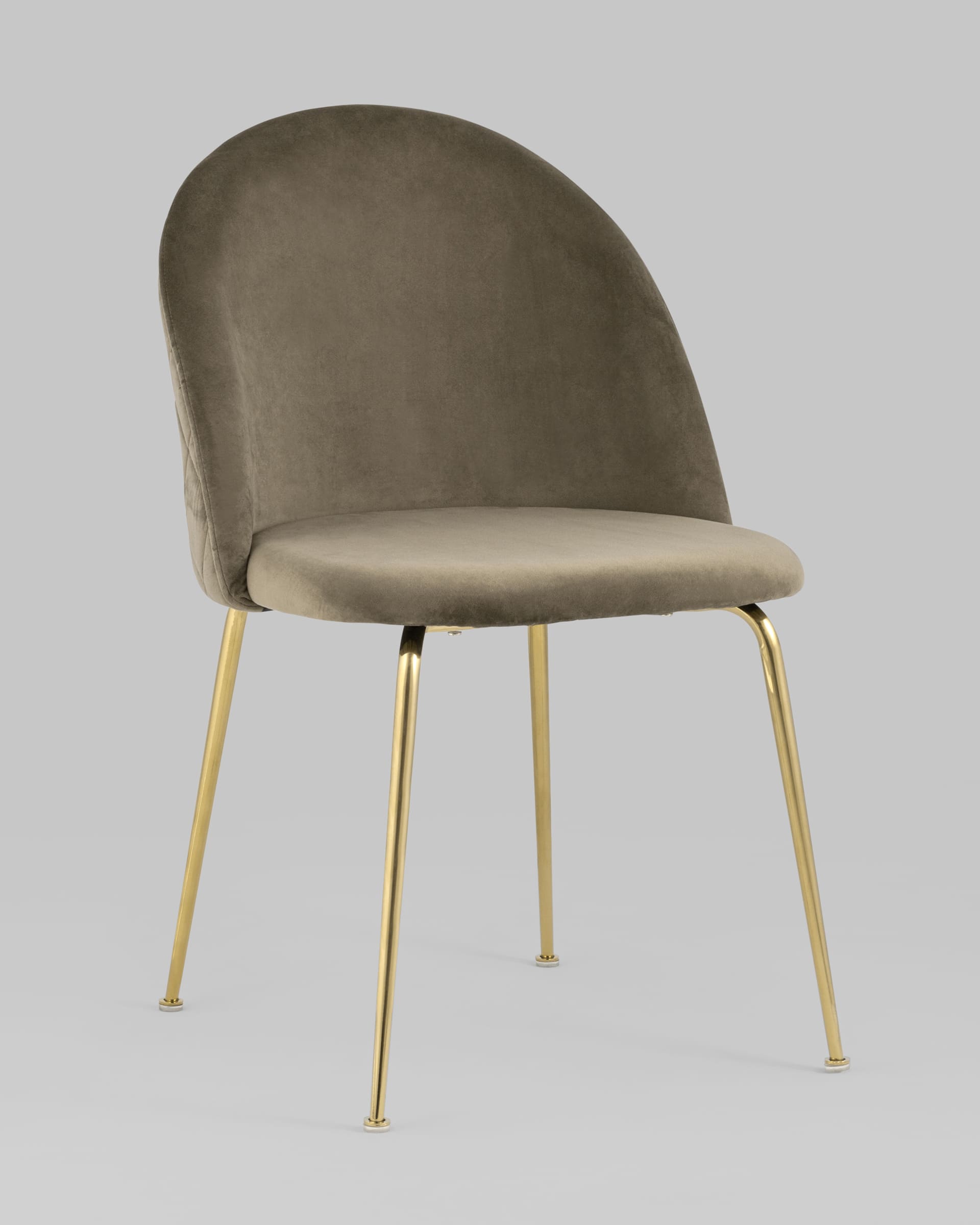 Stool Group Mystere Gold, коричневый обивка велюр ножки металлические золотые