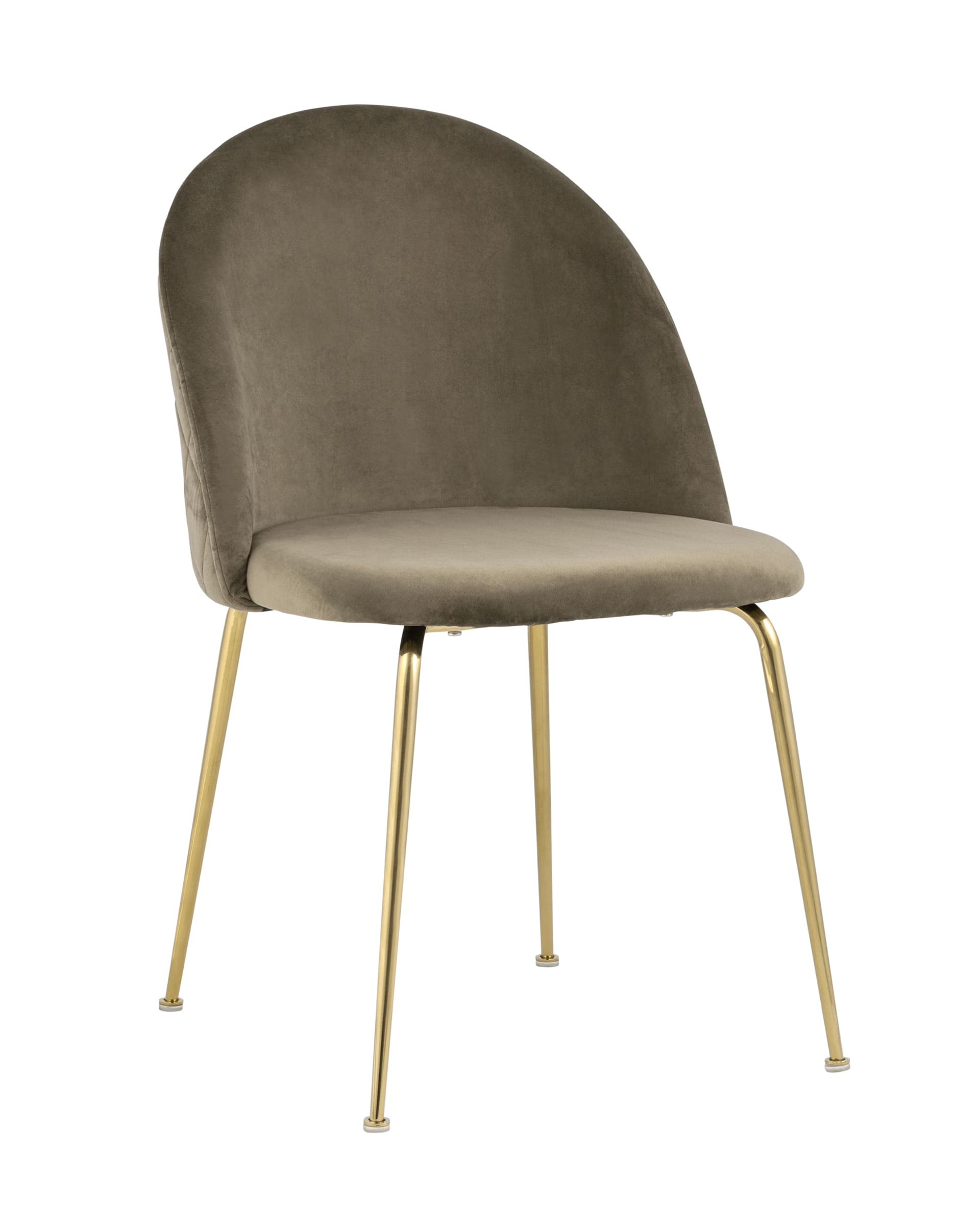 Stool Group Mystere Gold, коричневый обивка велюр ножки металлические золотые