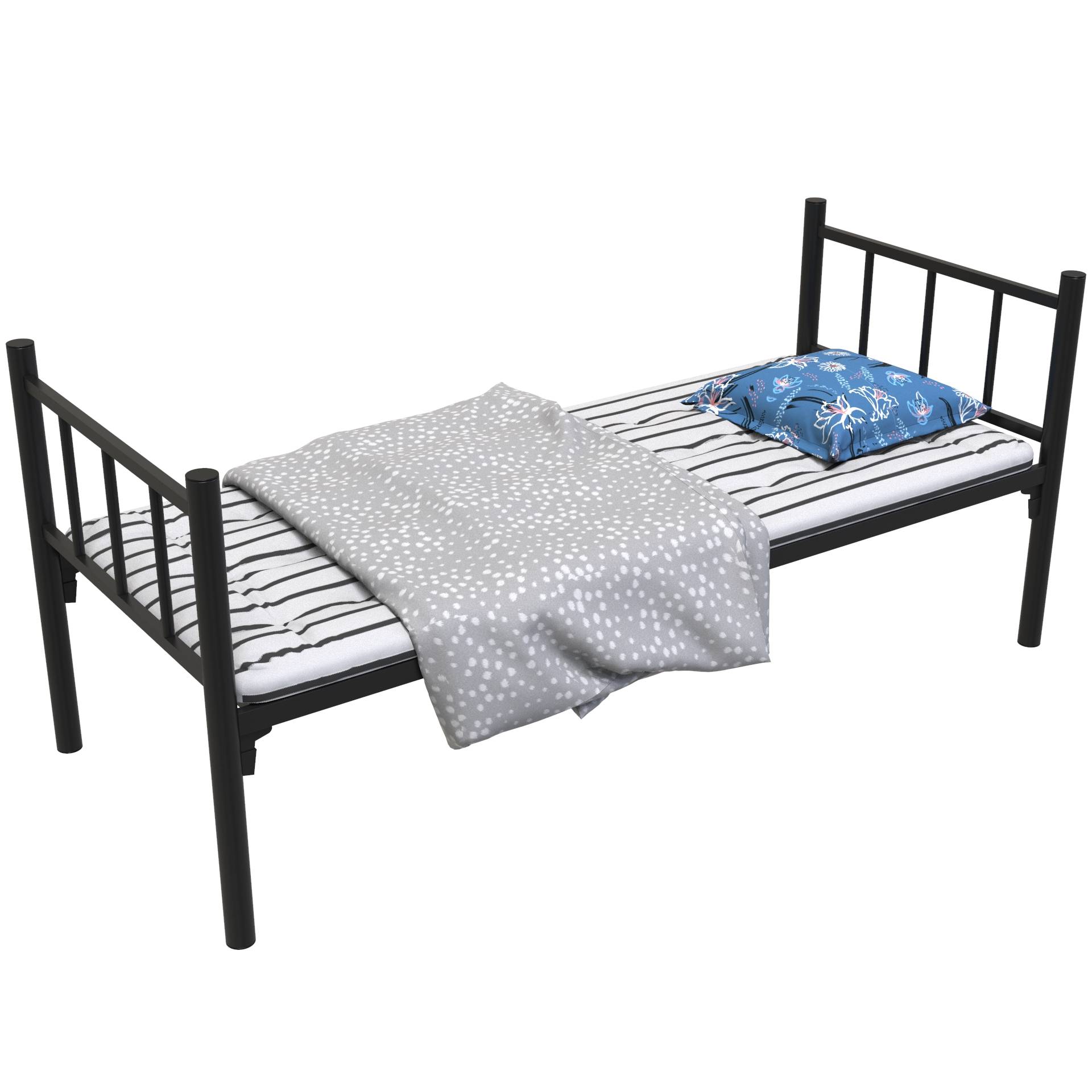 Кровать с матрасом, подушкой и одеялом - COOL-1