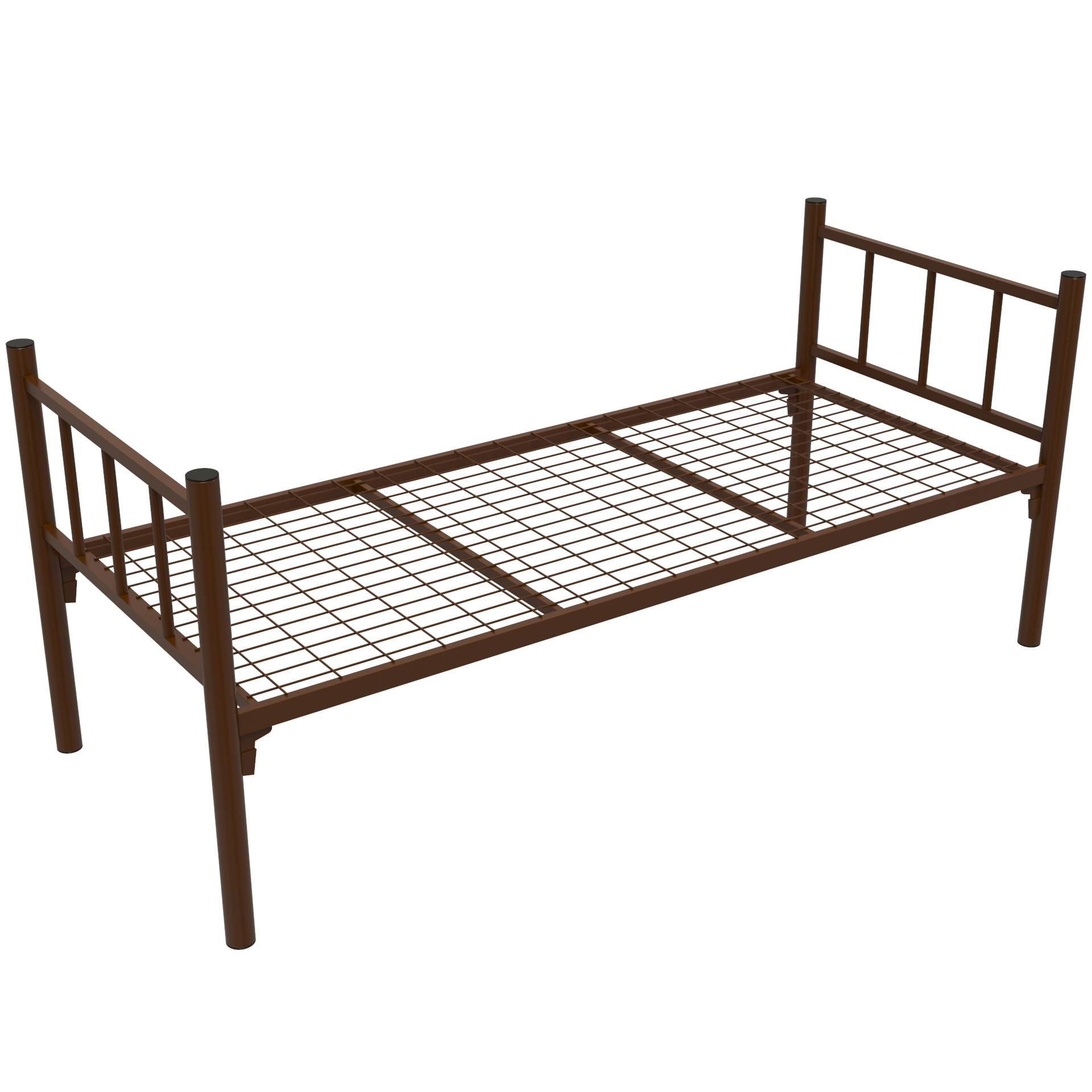 Кровать одноярусная для взрослых - КМ-1.51 COOL коричневая